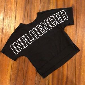 Wonder Nation Girls Shirt Black Size Medium (7-8)